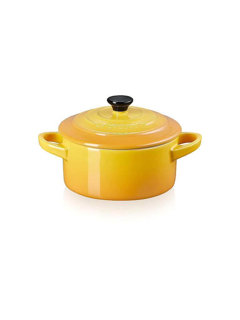 LE CREUSET Mini-Cocotte POTERIE 10cm/0,2L Nectae gelb baby 3